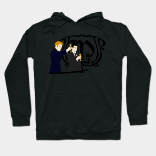 klaus and elijah party with balcony mikaelson crest the originals Hoodie